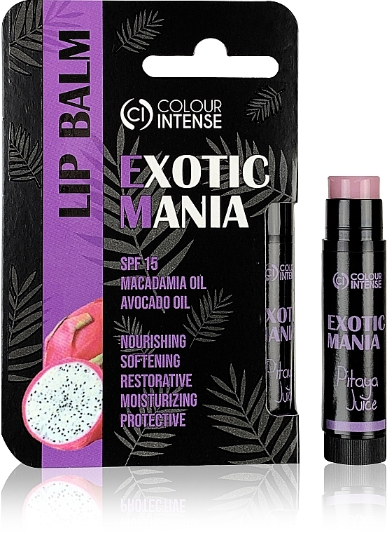 Бальзам для губ "Exotic Mania" з ароматом пітайї - Colour Intense Lip Balm