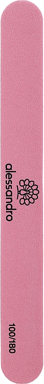Пилочка для ногтей 100/180, 45-207 - Alessandro International Professional File Pink — фото N1