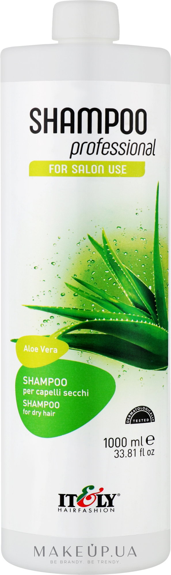 Зволожувальний шампунь для сухого волосся - Itely Hairfashion Shampoo Professional Aloe Vera — фото 1000ml
