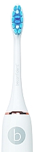 Електрична відбілювальна зубна щітка, біла з золотом - Beconfident Sonic Whitening Electric Toothbrush White/Rose Gold — фото N3