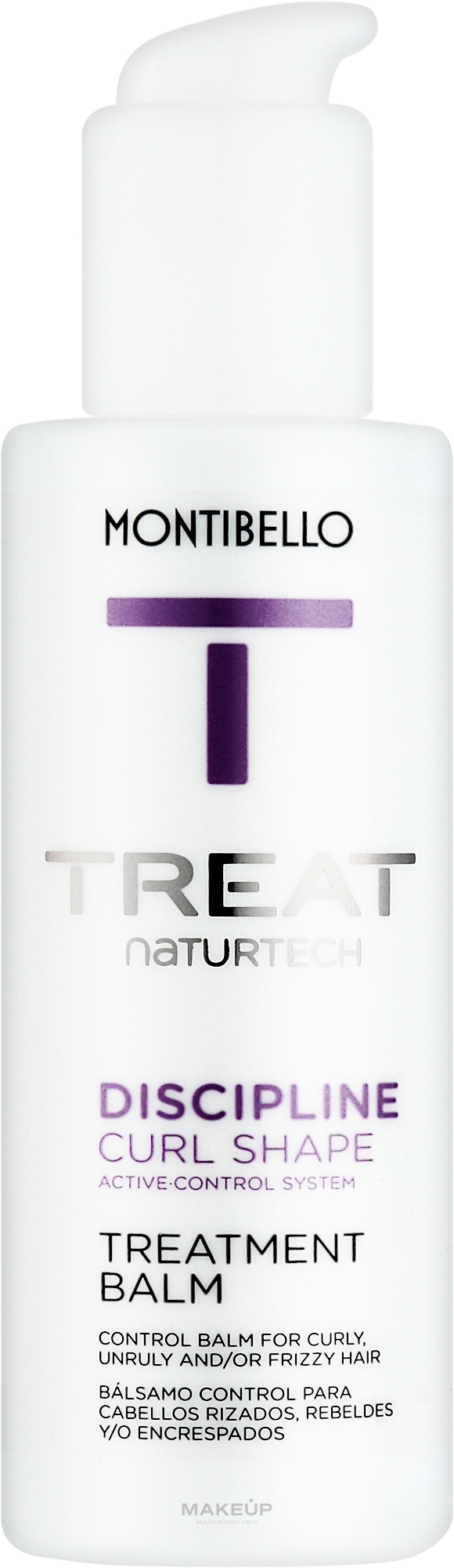 Бальзам для вьющихся, непослушных или пушистых волос - Montibello Treat NaturTech Discipline Curl Shape Treatment Balm — фото 150ml