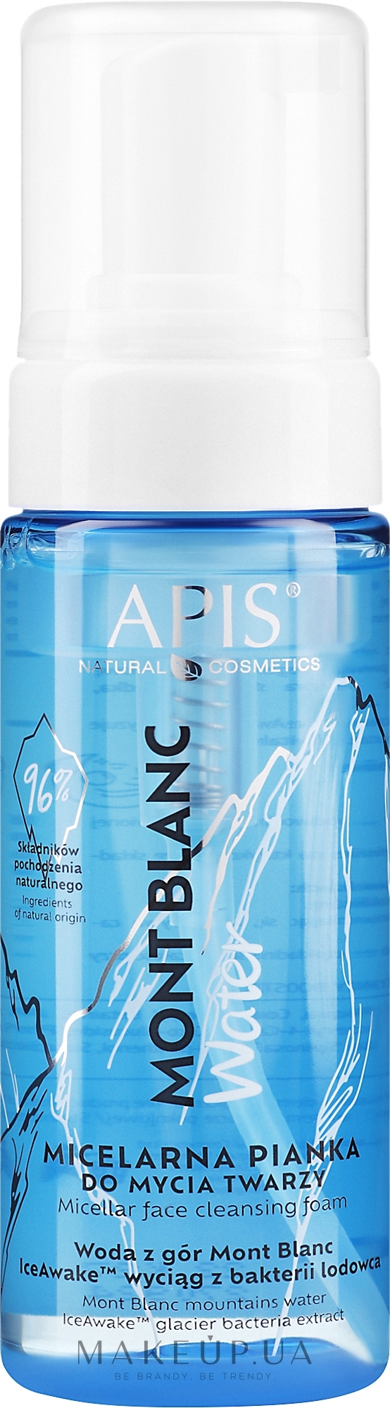 Мицеллярная пенка для умывания - APIS Professional Month Blanc Water — фото 150ml