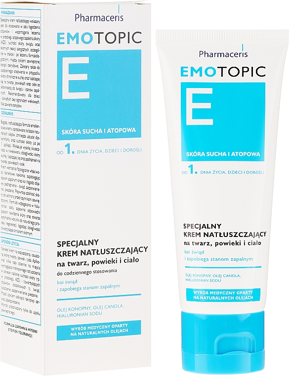 Спеціальний крем для обличчя і тіла - Pharmaceris E Emotopic Special Cream — фото N1