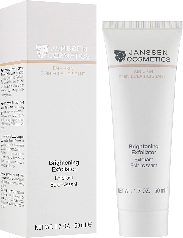 Пілінг-крем для вирівнювання кольору обличчя - Janssen Cosmetics Brightening Exfoliator — фото N2