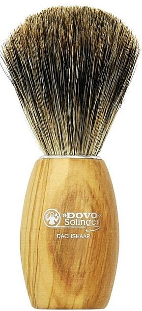 Помазок для бритья, оливковое дерево - Dovo Shaving Brush Olive Wood — фото N1