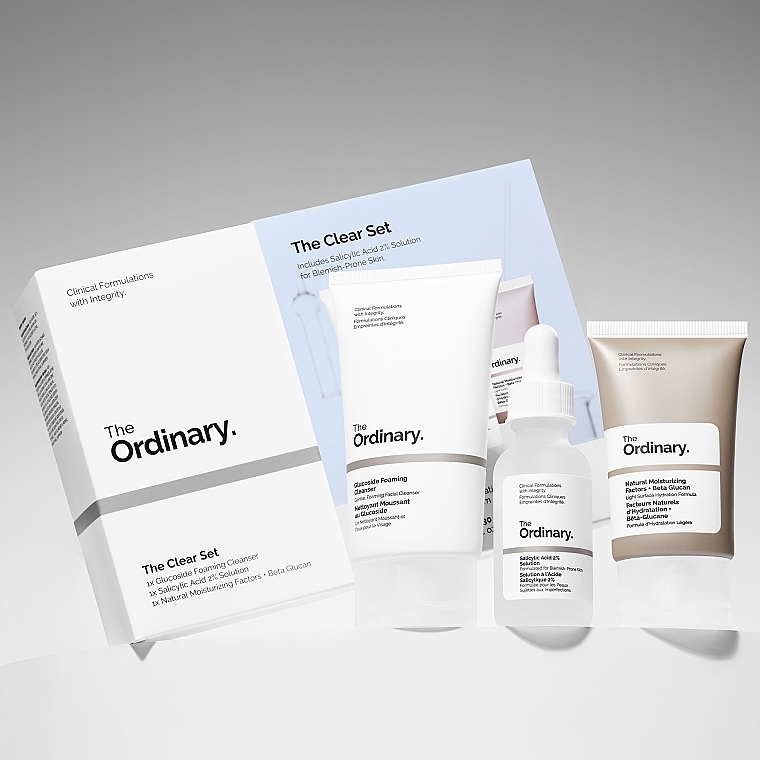 The Ordinary The Clear Set (cl/foam/50ml + f/serum/30ml + f/cr/30ml) - Набор — фото N4