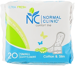 Духи, Парфюмерия, косметика Ежедневные прокладки "Comfort Ultra Fresh. Cotton & Slim", 20 шт - Normal Clinic