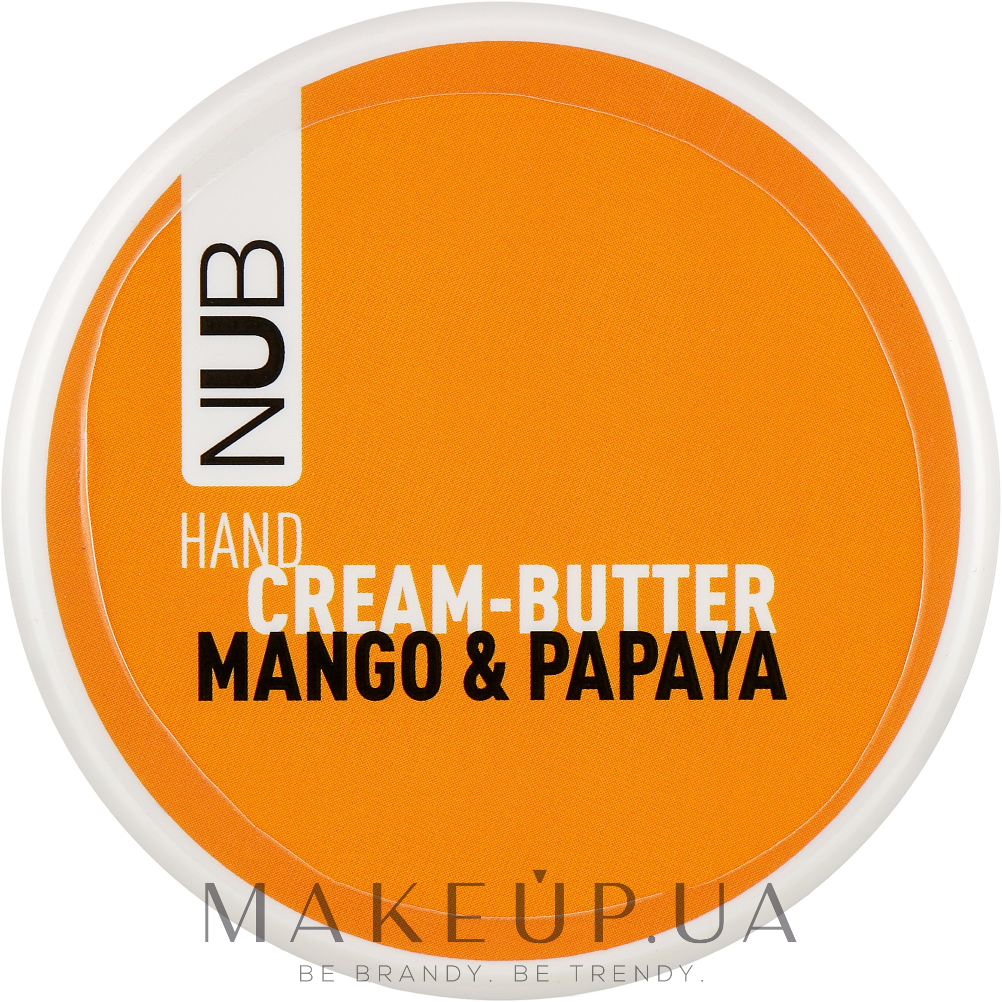 Крем-баттер питательный для рук - NUB Nourishing Hand Cream Butter Mango & Papaya — фото 200ml