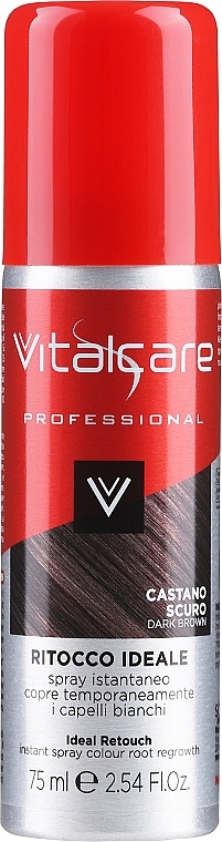 Спрей для мгновенного восстановления цвета - VitalCare Ideal Retouch Instant Spray Colour — фото N1
