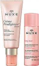 Духи, Парфюмерия, косметика Набор - Nuxe Very Rose (gel/cr/40ml + micellar/40ml)