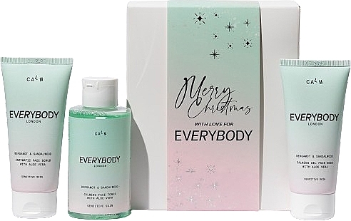 Набор - Everybody Calm Christmas Gift Box (toner/125ml + mask/50ml + peeling/50ml) — фото N1