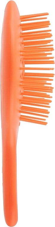 Расческа для волос, оранжевая - Janeke Superbrush Mini Silicon Line — фото N3