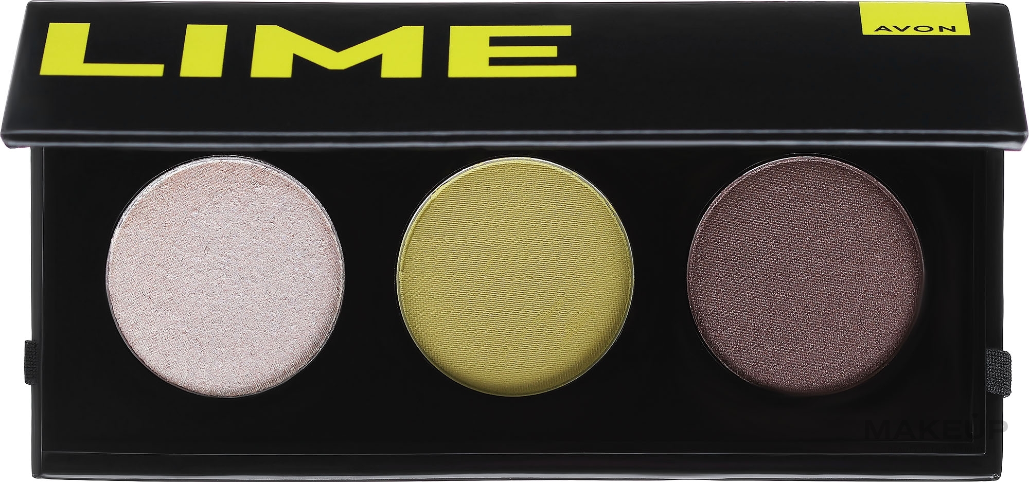 Палетка тіней для повік - Avon Your Power Eyeshadow Trios — фото Lime