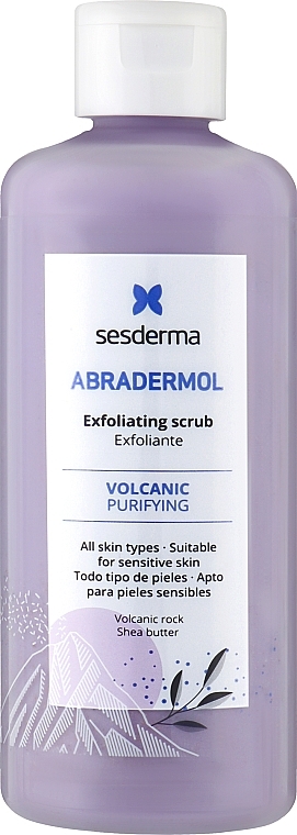 Скраб для лица и тела - SesDerma Laboratories Abradermol Volcanic Exfoliating Scrub — фото N1