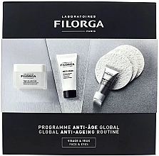 Парфумерія, косметика Набір - Filorga Anti-Ageing Time Filler Eyes Kit 2022 (e/cr/15ml + serum/7ml + mask/15m)