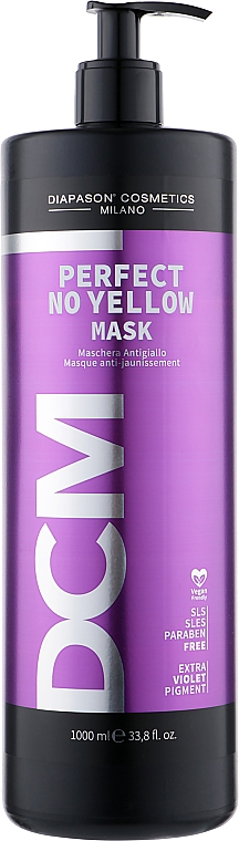 Антижелтая маска для волос - DCM Perfect No Yellow mask — фото N2