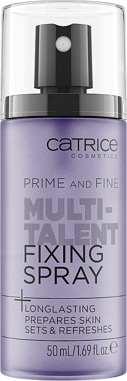 Фіксувальний спрей для макіяжу - Catrice Prime And Fine Multitalent Fixing Spray — фото N1