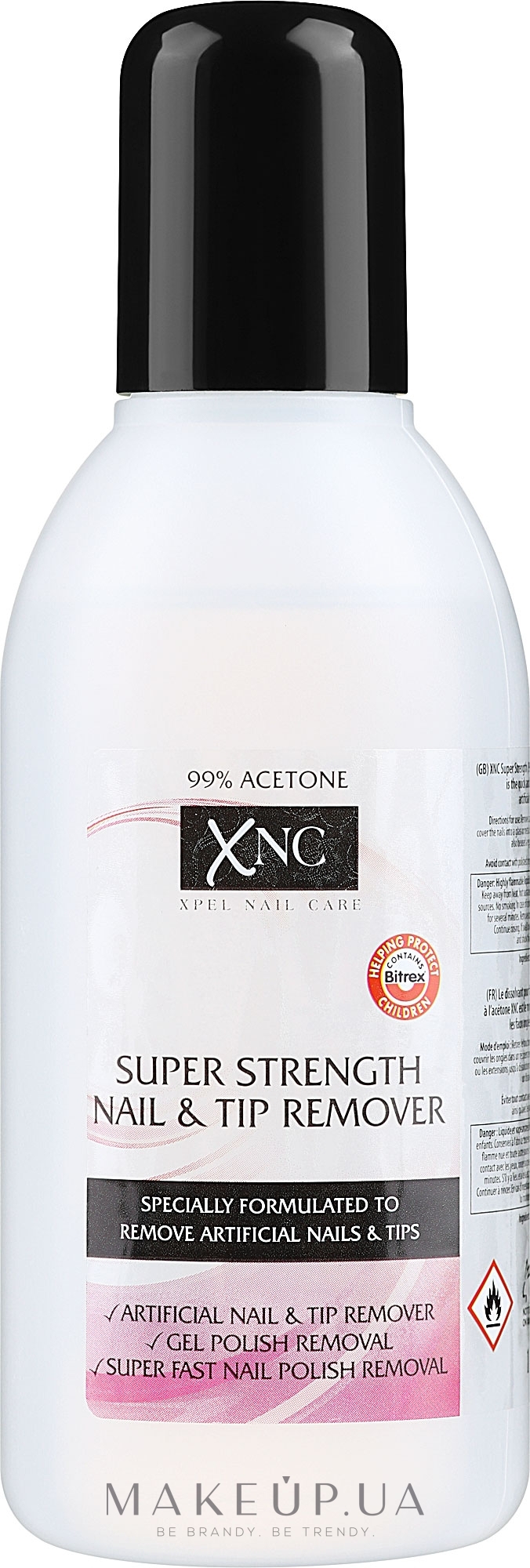 Жидкость для растворения акрила и снятия искусственных ногтей - Xpel Marketing Ltd XNC Nail Care Super Strength Nail & Tip Remover — фото 150ml