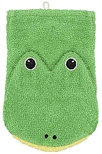 Мочалка-марионетка детская "Лягушка Фред" - Fuernis Wash Glove Big — фото N1