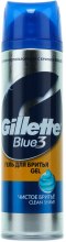 Духи, Парфюмерия, косметика Гель для бритья "Чистое бритьё" - Gillette Blue 3 Gel