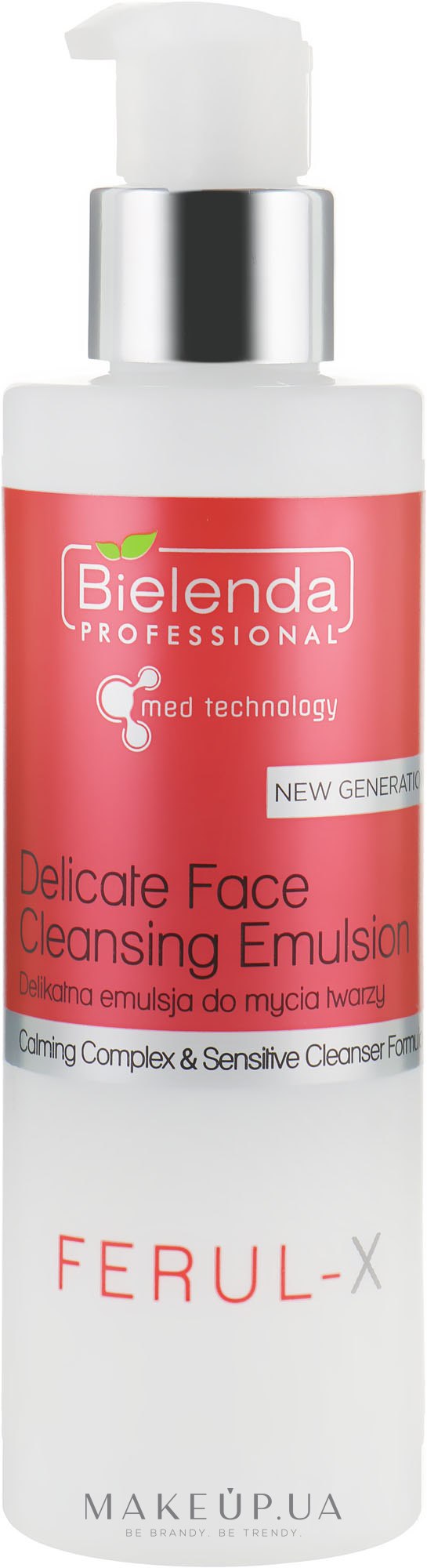 Ніжна міцелярна емульсія для обличчя - Bielenda Professional Ferul-X Delicate Face Cleansing Emulsion — фото 160g