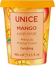Парфумерія, косметика Маска для волосся "Манго" - Unice Mango Hair Mask
