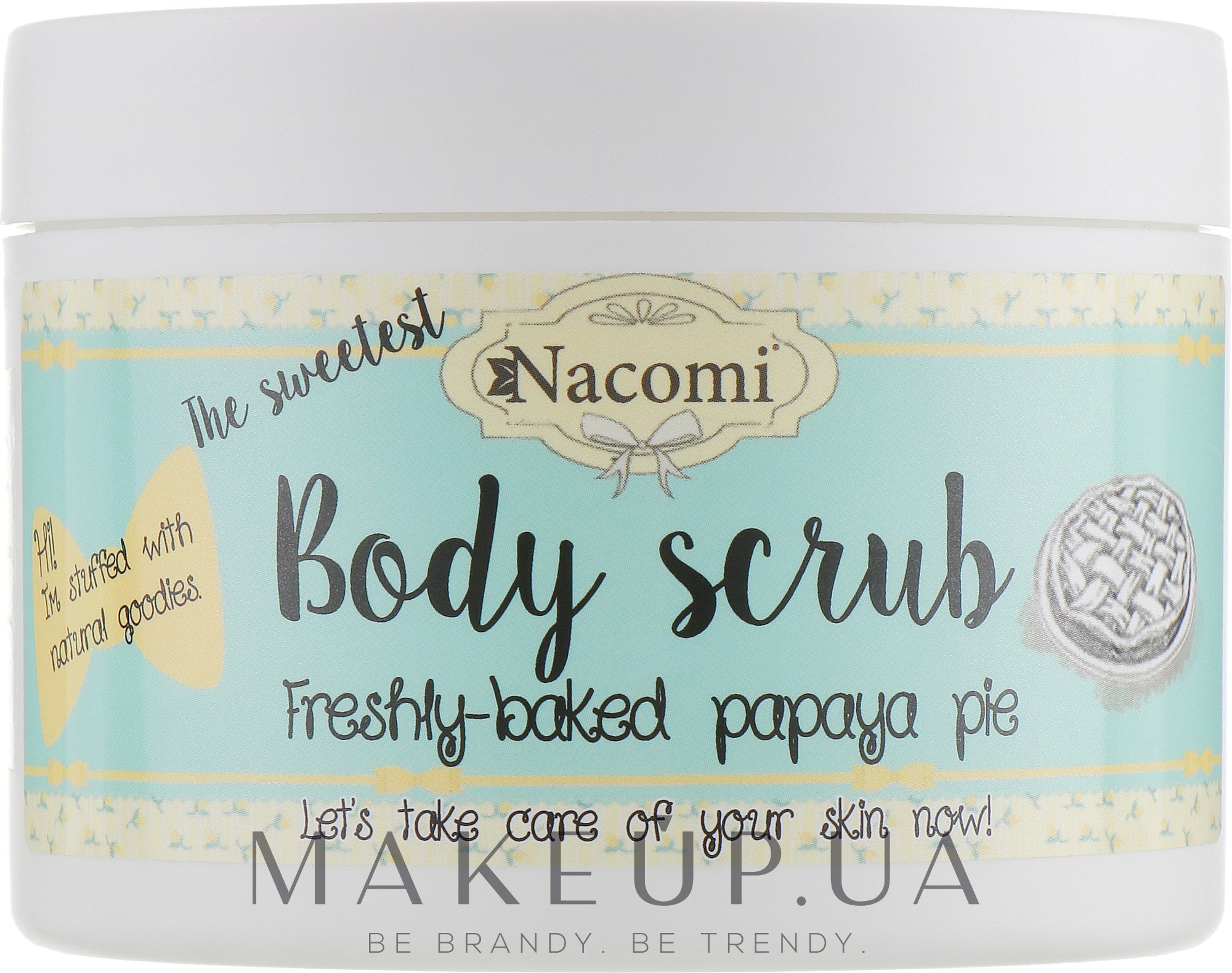 Пилинг-скраб для тела "Запеченный пирог из папайи" - Nacomi Body Scrub Freshly Baked Papaya Pie — фото 200g