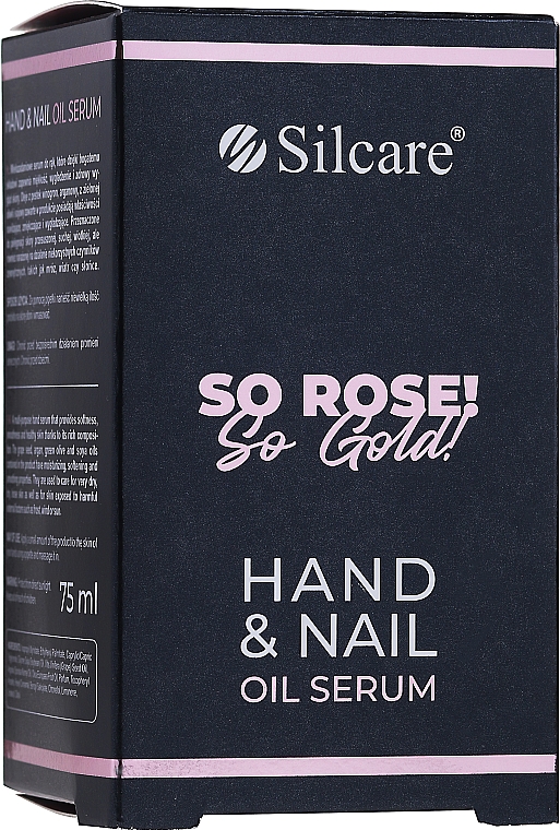 Сыворотка для рук - Silcare So Rose So Gold Hand & Nail Oil Serum — фото N2