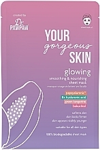 Духи, Парфюмерия, косметика Тканевая маска для лица - Dr. PAWPAW Your Gorgeous Skin Glowing Sheet Mask