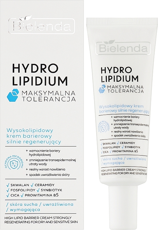 УЦЕНКА Восстанавливающий крем для лица - Bielenda Hydro Lipidium Face Cream * — фото N2