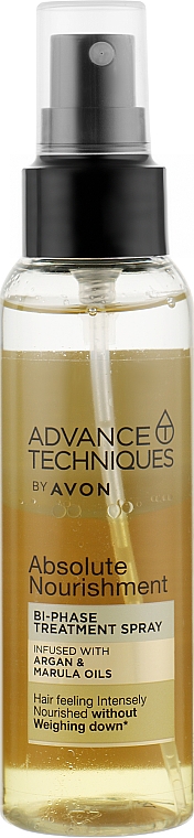 Масло для волос "Абсолютное питание", с маслом арганы и марулы - Avon Advance Techniques Absolute Nourishment Treatment Oil