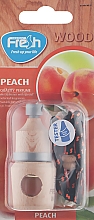 Ароматизатор підвісний Peach - Fresh Way Wood — фото N1