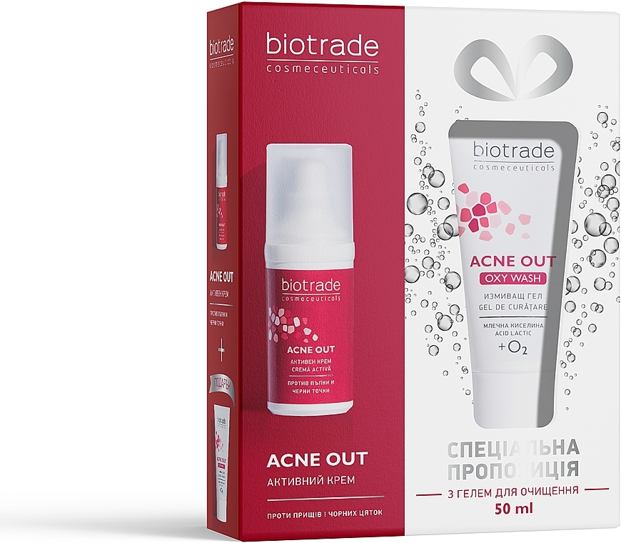 Набор - Biotrade Acne Out (f/gel/50ml + f/cr/30ml) — фото N1