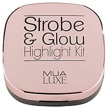 Духи, Парфюмерия, косметика Бронзер-хайлайтер - MUA Luxe Strobe & Glow Highlight Kit