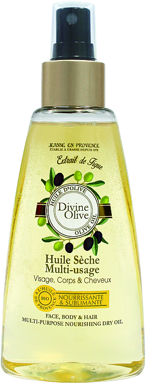 Сухе масло для обличчя, тіла і волосся - Jeanne en Provence Divine Olive Huile Seche