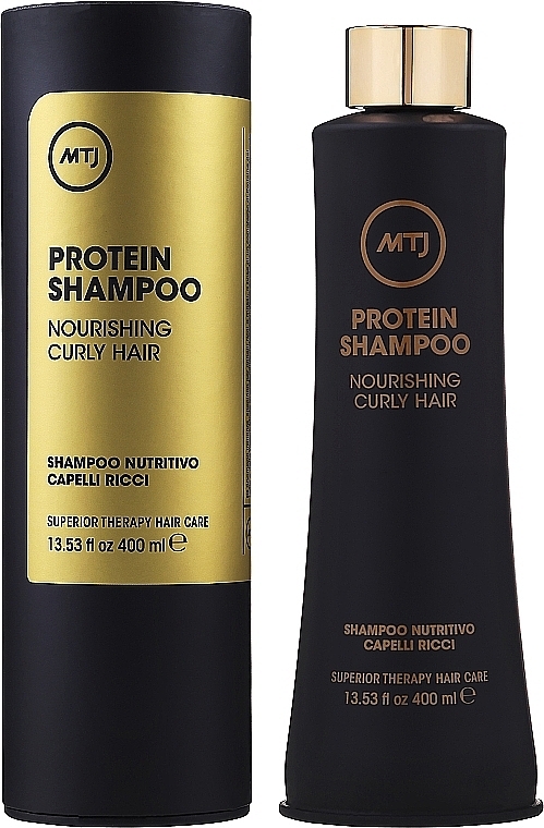 Живильний шампунь для кучерявого волосся - MTJ Cosmetics Protein Shampoo — фото N4