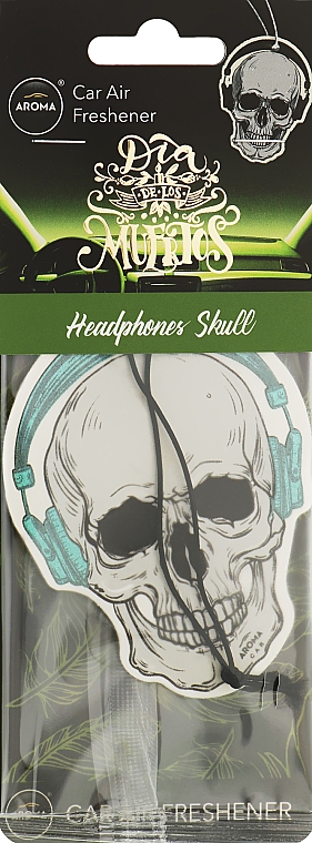 Ароматизатор для авто "Headphone Skull" - Aroma Car Dia De Los Muertos — фото N1