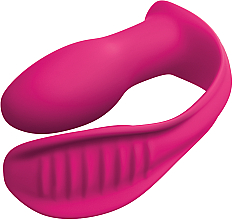 Вібростимулятор з подвійним впливом і пультом, рожевий - PipeDream Threesome Double Ecstasy Pink — фото N5