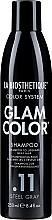 Парфумерія, косметика Шампунь для нейтралізації жовтого відтінку сивого волосся - La Biosthetique Glam Color Shampoo Steel Gray .11