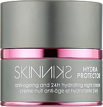 Парфумерія, косметика Skinniks Hydra Protector Anti-ageing 24H Hydrating Night Cream - Увлажняющий антивозрастной ночной крем, 24 часа
