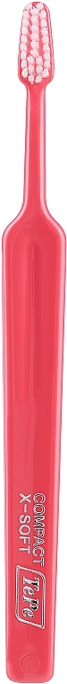 Зубная щетка, экстрамягкая, красная - TePe Compact X-Soft Toothbrush — фото N1