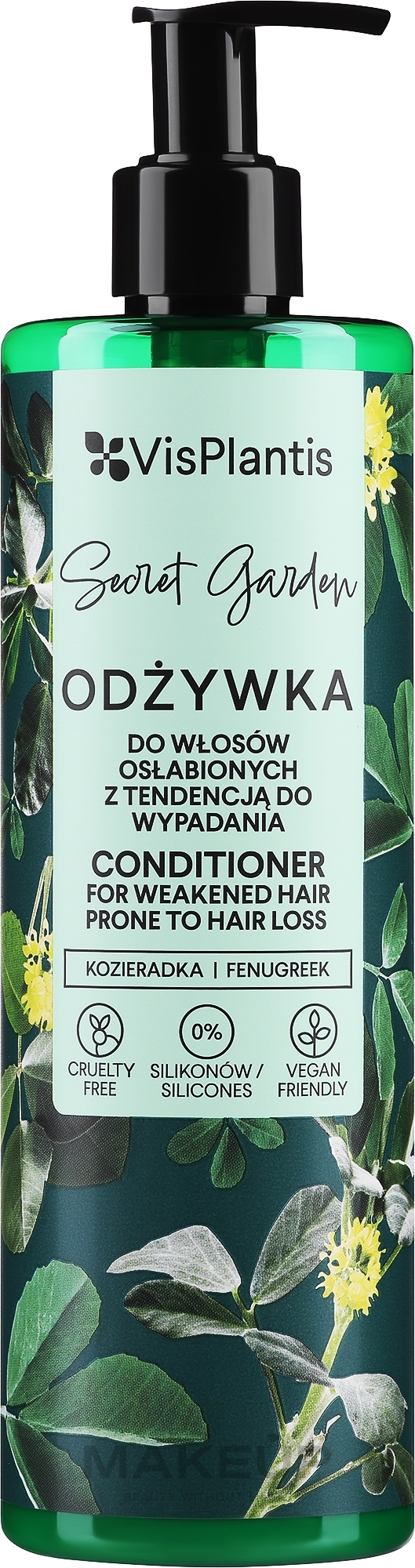 Кондиционер для поврежденных волос - Vis Plantis Herbal Vital Care Conditioner Fenugreek Horsetail+Black Radish — фото 400ml