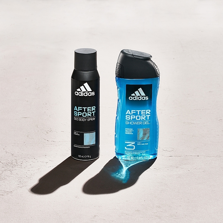 Гель для душа - Adidas 3in1 After Sport Hair & Body Shower — фото N5
