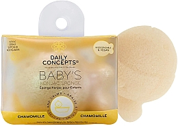 Мочалка-спонж для дітей "Ромашка" - Daily Concepts The Daily Baby Konjac Sponge Chamomile — фото N2