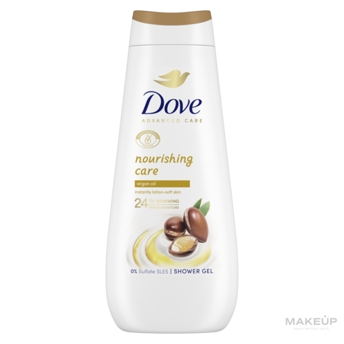 Гель для душа с драгоценными маслами - Dove Nourishing Care & Oil Moroccan Argan Oil — фото 400ml