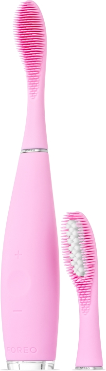 Електрична зубна щітка для чутливих зубів і ясен з додатковою насадкою - Foreo Issa 2 Sensitive Set Pearl Pink — фото N1