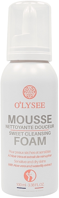 Ніжна очищаюча пінка для обличчя - O'lysee Sweet Cleansing Foam — фото N1