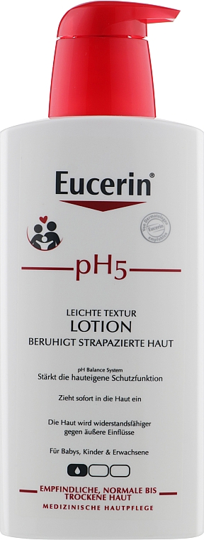 Легкий лосьон для тела - Eucerin PH5 Body Lotion — фото N1