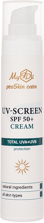 УЦІНКА Сонцезахисний крем для обличчя - MyIDi UV-Screen Cream SPF 50+ * — фото N11