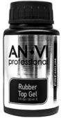 Фінішне каучукове покриття для гель-лаку - AN-VI Professional Rubber Top Gel — фото N2
